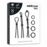 JUGUETES PARA ADICTOS - JUEGO DE 7 ANILLOS PARA EL PENE DE SILICONA FLEXIBLE