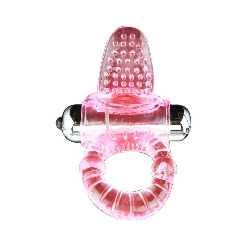 BAILE - ANILLO VIBRADOR ROSA SWEET ABS DE 10 RITMOS PARA PENE