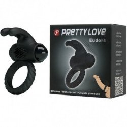 PRETTY LOVE - ANILLO VIBRATORIO EUDORA CON ESTIMULADOR