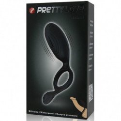 PRETTY LOVE - ANILLO VIBRATORIO ETHEL CON ESTIMULADOR