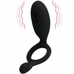 PRETTY LOVE - ANILLO VIBRATORIO ETHEL CON ESTIMULADOR
