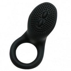 ANILLO VIBRADOR COBRA DE PRETTY LOVE - NEGRO