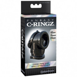 FANTASY C-RINGZ - TUBO PARA EL PENE CON ESTIRADOR DE TESTÍCULOS