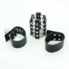 OHMAMA FETISH - JAULA PARA PENE CON ANILLOS METÁLICOS Y CORREAS DE CUERO