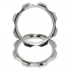 METAL HARD - ANILLO DE TORSIÓN PARA PENE Y TESTÍCULOS DE 50 MM