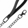 COLLAR DE CADENA CON FORRO DE NOPRENE PARA SUMISA FETICHISTA