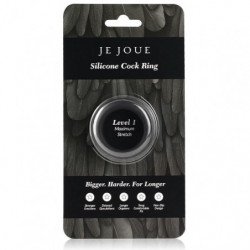 I PLAY - ANILLO PARA PENE DE SILICONA DE MÁXIMA EXTENSIÓN - NEGRO