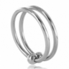 METAL DURO - ANILLO DE DOBLE CRISTAL DE 28 MM