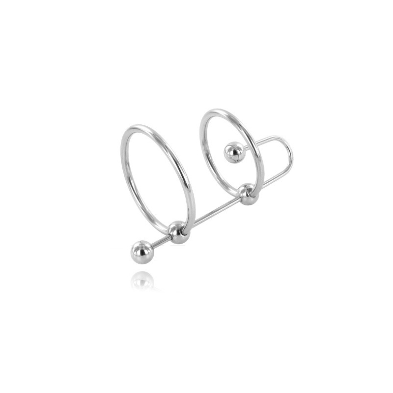 ANILLO EXTREMO DE METAL DURO CON TOPE URETRAL
