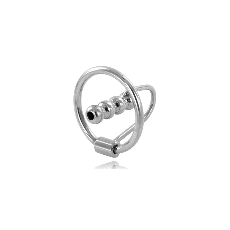 ANILLO DE METAL DURO CON TAPÓN URETRAL DE 28 MM