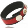 CUERPO DE CUERO - CORREA DE CUERO AJUSTABLE PARA EL PENE ROJO-NEGRO