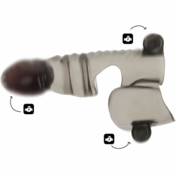 OHMAMA - FUNDA PARA PENE Y TESTÍCULOS, 3 MOTORES