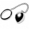 ANILLO PARA PENE DE METAL DURO DE 45 MM + CADENA CON BOLA METÁLICA