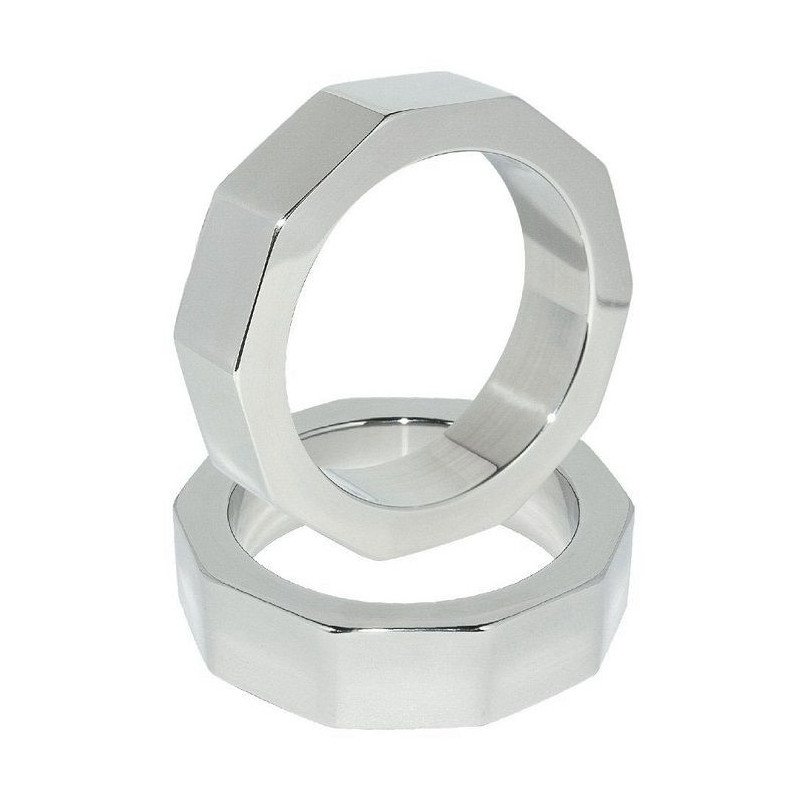 ANILLO PARA PENE Y TESTÍCULOS DE METAL DURO - 55 MM