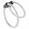 OSCURIDAD - ANILLO DOBLE DE METAL PARA EL PENE