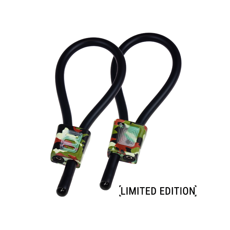 ELECTRASTIM - ANILLOS PARA EL PENE AJUSTABLES PRESTIGE ELECTRALOOPS CAMUFLAJE
