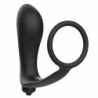 JUGUETES PARA ADICTOS - TAPÓN ANAL VIBRATORIO CON ANILLO PARA EL PENE