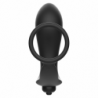 JUGUETES PARA ADICTOS - TAPÓN ANAL VIBRATORIO CON ANILLO PARA EL PENE
