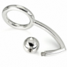 ANILLO PARA PENE DE METAL DURO CON GANCHO ANAL 45MM