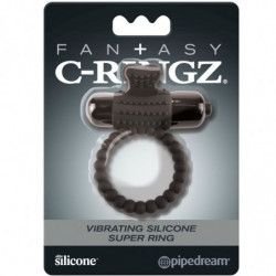 FANTASY C-RINGZ - ANILLO VIBRATORIO DE SILICONA NEGRA