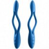SATISFACTOR - VIBRADOR MULTIUSOS ELÁSTICO AZUL