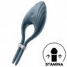 SATISFACTOR - ANILLO VIBRADOR DUELISTA GRIS