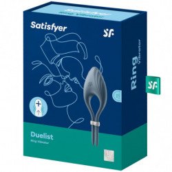 SATISFACTOR - ANILLO VIBRADOR DUELISTA GRIS
