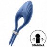 SATISFACTOR - ANILLO VIBRADOR DUELISTA AZUL