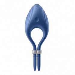 SATISFACTOR - ANILLO VIBRADOR DUELISTA AZUL