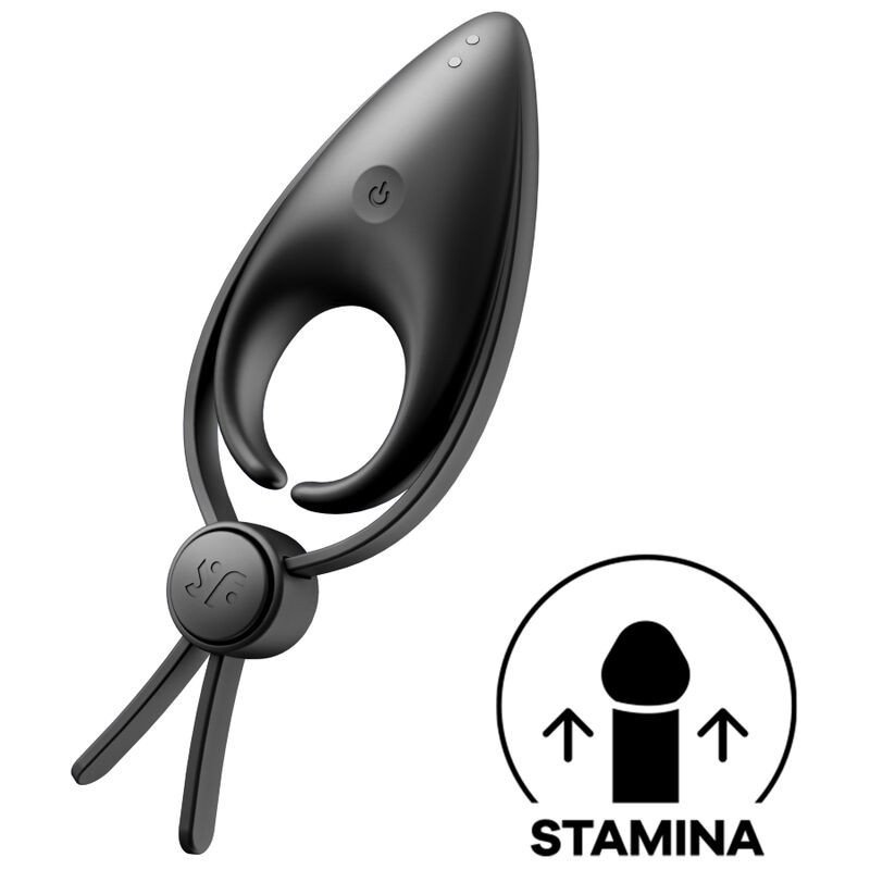 SATISFACTOR - ANILLO VIBRADOR SNIPER NEGRO
