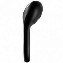 SATISFACTOR - MAJESTIC VIBRADOR DE DOBLE ANILLO NEGRO
