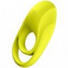 SATISFACTOR - ESPECTACULAR VIBRADOR DE DOBLE ANILLO AMARILLO