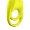 SATISFACTOR - ESPECTACULAR VIBRADOR DE DOBLE ANILLO AMARILLO