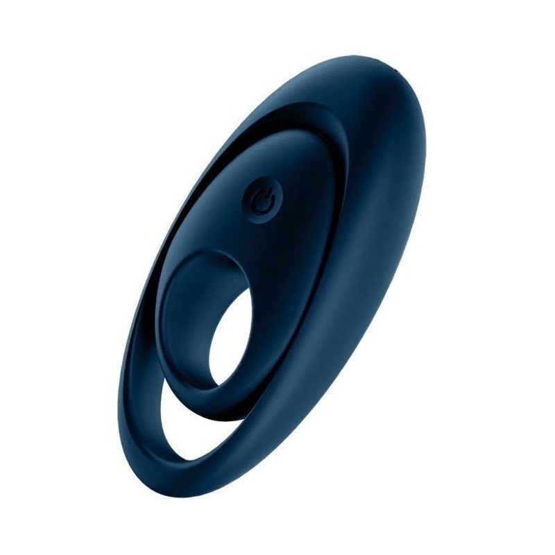 SATISFACTOR - GLORIOSO VIBRADOR DE DOBLE ANILLO AZUL