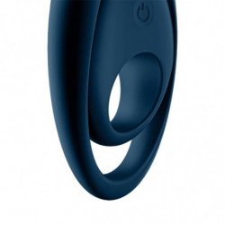 SATISFACTOR - GLORIOSO VIBRADOR DE DOBLE ANILLO AZUL
