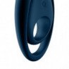 SATISFACTOR - GLORIOSO VIBRADOR DE DOBLE ANILLO AZUL