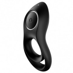 SATISFACTOR - VIBRADOR DE DOBLE ANILLO LEGENDARIO NEGRO