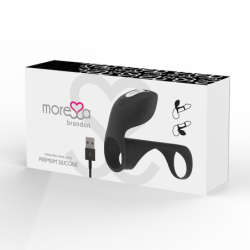 MORESSA - ANILLO VIBRADOR BRANDON CON CUBIERTA