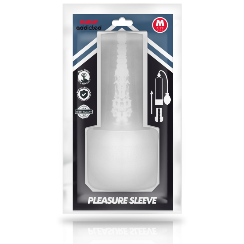PUMP ADDICTED - PLEASURE SMEEVE MASTUBADOR TALLA M