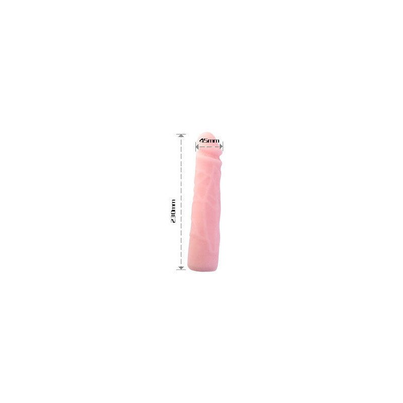 BAILE - DILDO DE SILICONA CON TACTO DE PIEL REALISTA DE 23 CM