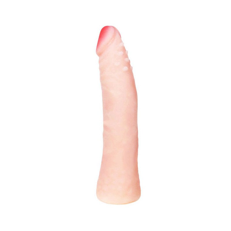 BAILE - DILDO DE SILICONA CON TACTO DE PIEL REALISTA DE 19 CM, COLOR DE CAJA ALEATORIO