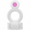 AMOR CASUAL - ANILLO VIBRADOR DOBLE PLACER TRANSPARENTE