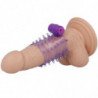 AMOR CASUAL - ANILLO VIBRADOR CON FUNDA MORADA