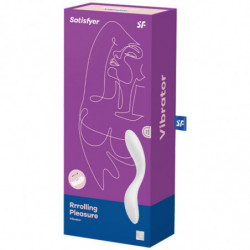 SATISFYER - VIBRADOR DE PUNTO G DE PLACER RRROLLING BLANCO