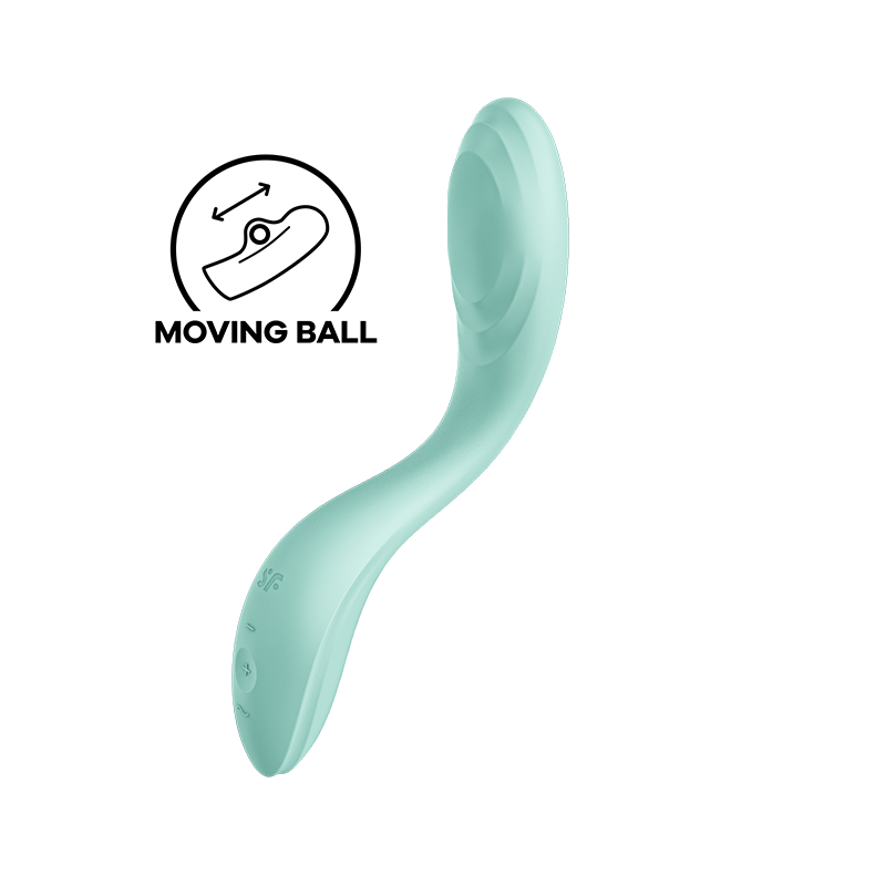 SATISFACTOR - VIBRADOR DE PUNTO G DE PLACER RRROLLING, VERDE