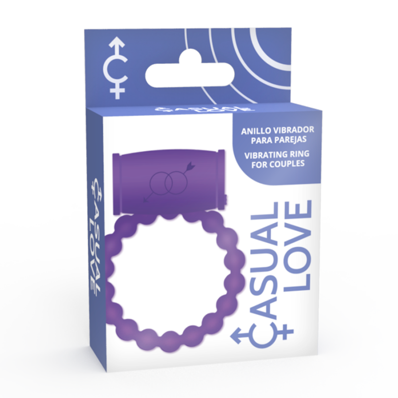 AMOR CASUAL - ANILLO VIBRADOR PARA PAREJAS 25 VIOLETA