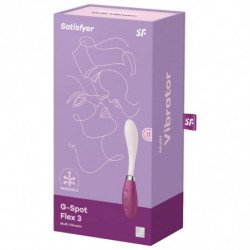 SATISFACTOR - MULTIVIBRADOR G-SPOT FLEX 3 ROJO