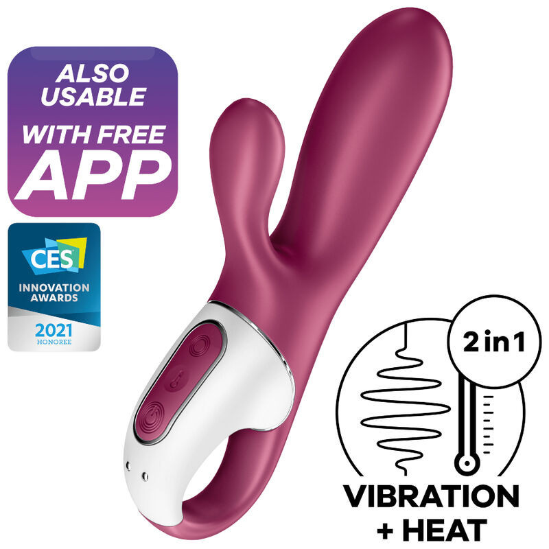SATISFYER - VIBRADOR DE PUNTO G HOT BUNNY