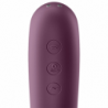 SATISFYER DUAL KISS ESTIMULADOR CLITORIS - PURPURA