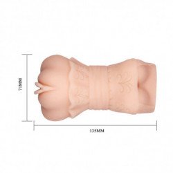 TORO LOCO - MASTURBADOR DE VAGINA CON CUERO DE AGUA MODELO 2